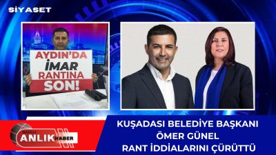 Kuşadası Belediye Başkanı Ömer Günel, TELE 1 canlı yayınında, Aydın