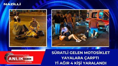 Kaza, Nazilli Devlet Karayolu Beşeylül Kavşağı’nda bugün Akşam saatlerinde gerçekleşti.