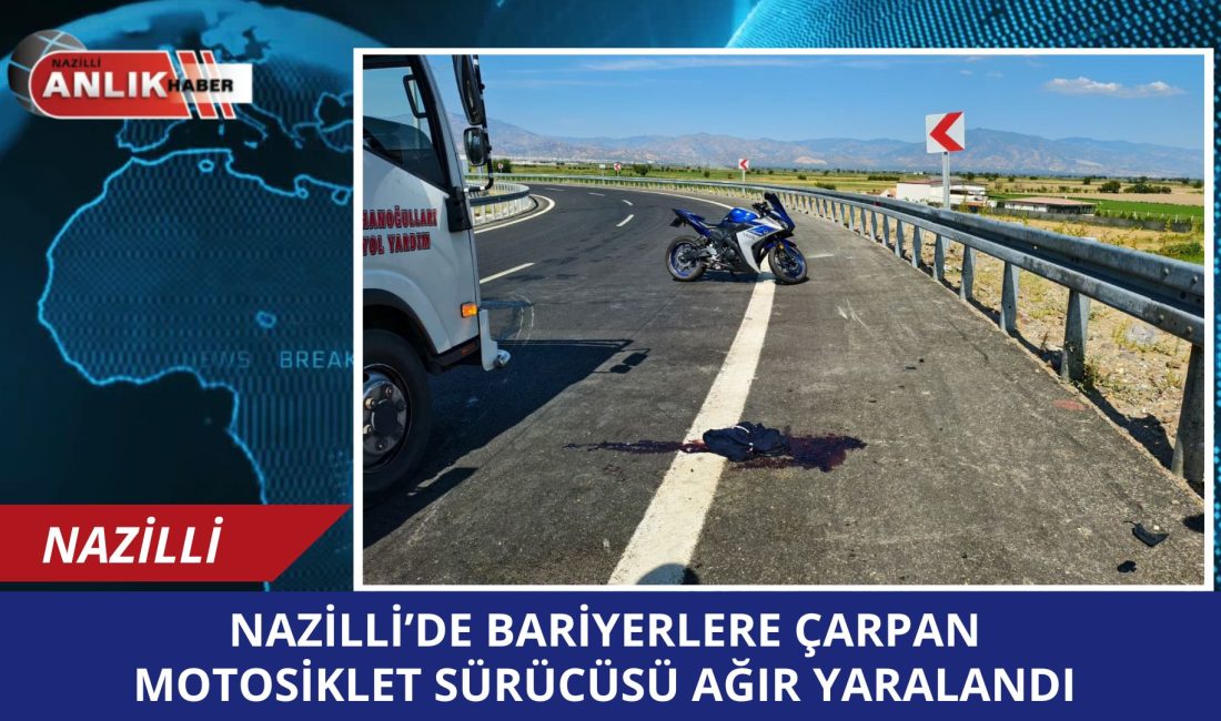 Aydın’ın Nazilli ilçesinde, İzmir-Denizli otoyolu çıkışında meydana gelen trafik kazasında,