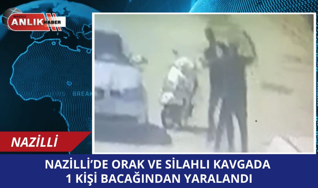 Aydın’ın Nazilli ilçesinde iki kişi arasında çıkan tartışma, kanlı bir