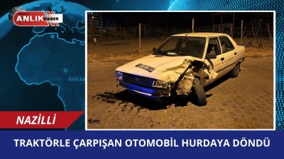 Nazilli’nin Yıldıztepe Mahallesi’nde meydana gelen kazada, alkollü bir sürücünün kullandığı