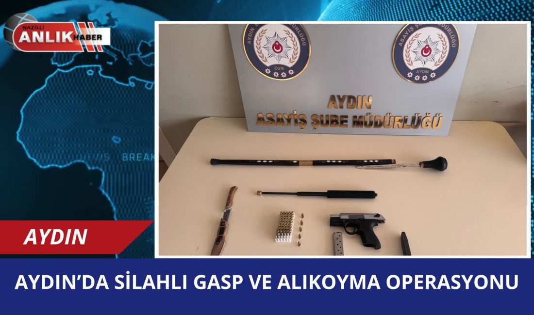 Aydın’ın Efeler ilçesinde, eski ortaklarını silah zoruyla alıkoyarak senet imzalattığı