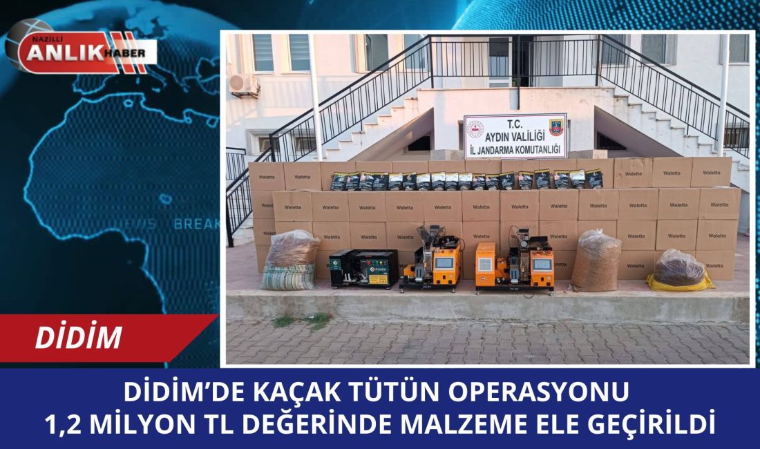 Aydın İl Jandarma Komutanlığı Didim İlçe Jandarma Komutanlığı ekipleri, takipli