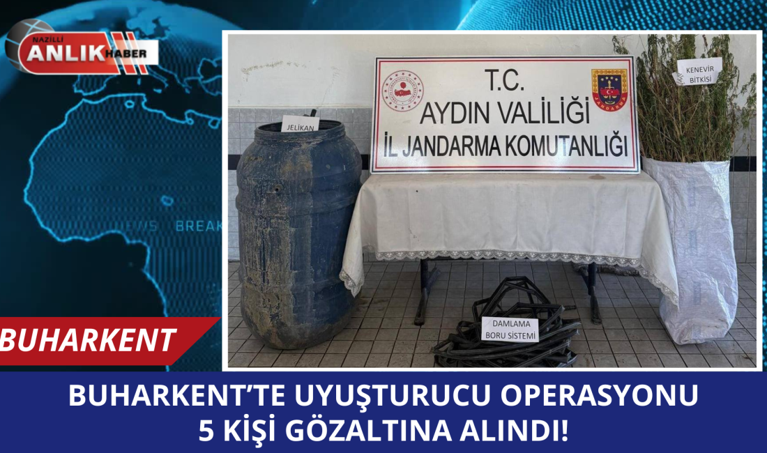 Aydın'ın Buharkent ilçesinde, jandarma ekiplerince ormanlık alanda yapılan operasyonda 40