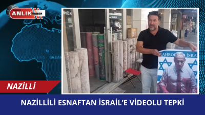 Nazilli’de esnaflık yapan Fatih Sarpkaya, İsrail’in Filistin’e yönelik eylemlerini “insanlık