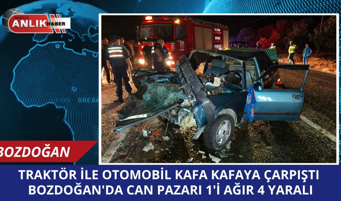 Kaza, akşam saatlerinde Nazilli – Bozdoğan yolu üzerinde meydana geldi.