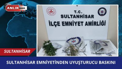 Aydın’ın Sultanhisar ilçesinde, bir ihbarı değerlendiren polis ekipleri, belirlenen bir