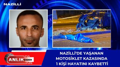 Nazilli’nin İsabeyli Mahallesi’nde meydana gelen motosiklet kazasında, motosikletin hakimiyetini kaybeden