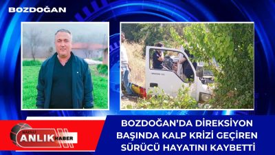 Aydın’ın Bozdoğan ilçesinde meydana gelen trafik kazasında, bir otomobil şarampole