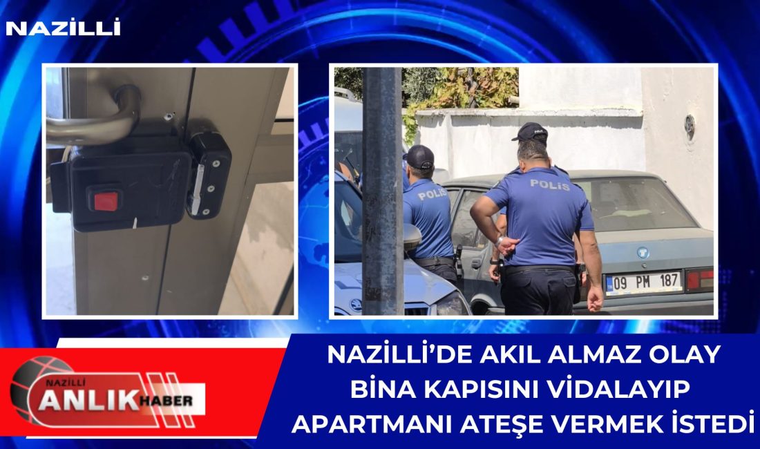 Nazilli’nin Kurtuluş Mahallesi’nde yaşayan apartman sakinleri, bir komşuları tarafından sürekli