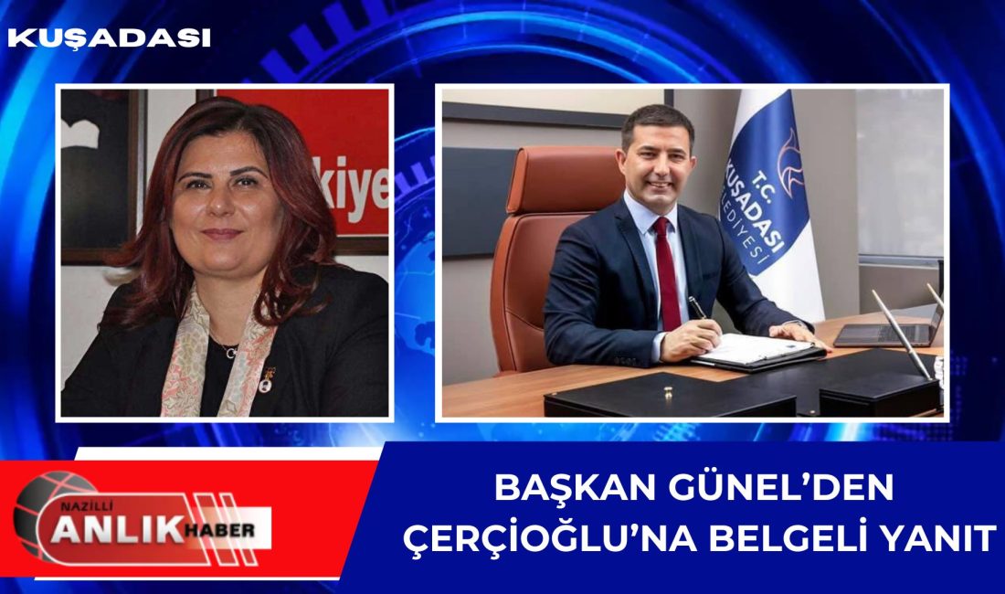 Kuşadası Belediye Başkanı Ömer Günel, Aydın Büyükşehir Belediyesi’nin hizmet binasından
