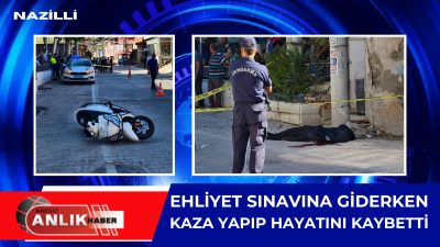 Nazilli’de motosiklet kazası: 1 ölü, 1 ağır yaralı Nazilli’de ehliyet