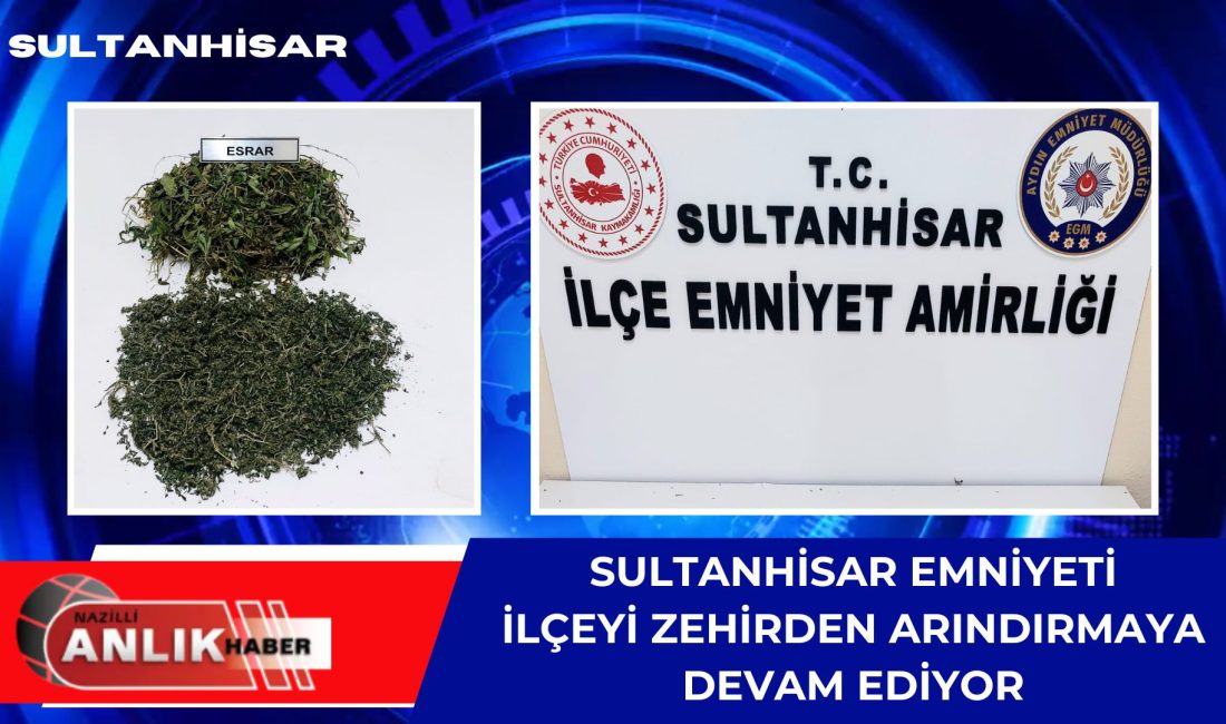Sultanhisar İlçe Emniyet Müdürlüğü ekipleri, ilçede suç ve suçlulara karşı