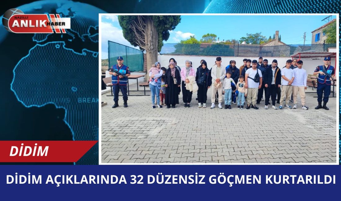 Aydın’ın Didim ilçesi Akköy Mahallesi açıklarında, Yunanistan tarafından Türk karasularına