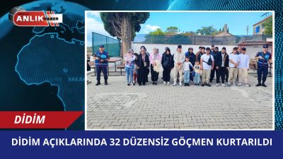 Aydın’ın Didim ilçesi Akköy Mahallesi açıklarında, Yunanistan tarafından Türk karasularına