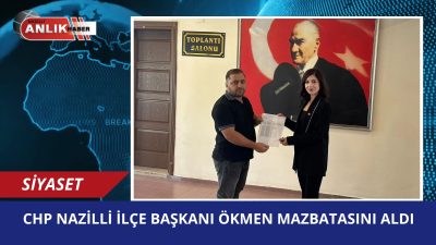 Cumhuriyet Halk Partisi (CHP) Nazilli İlçe Başkanı Sema Aslı Ökmen,