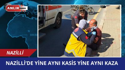 Nazilli’de gündüz saatlerinde Yeşil Mahalle Alparslan Türkeş Bulvarı üzerinde meydana