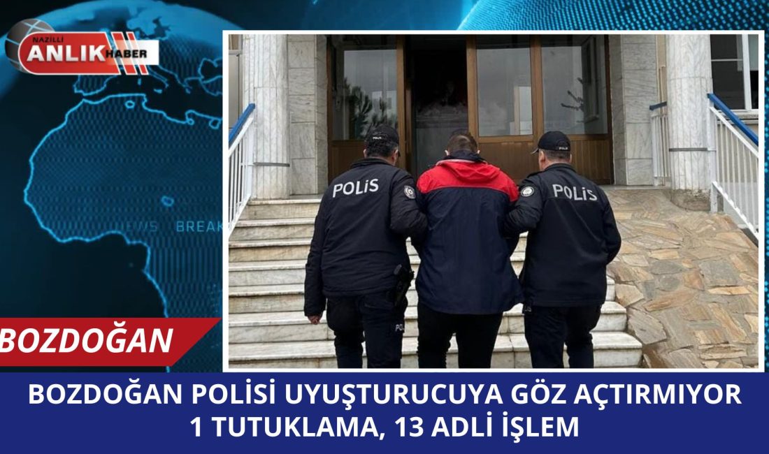 Aydın’ın Bozdoğan ilçesinde uyuşturucu ile mücadele kapsamında gerçekleştirilen operasyonlarda önemli
