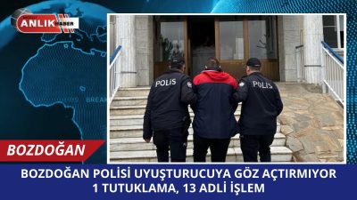 Aydın’ın Bozdoğan ilçesinde uyuşturucu ile mücadele kapsamında gerçekleştirilen operasyonlarda önemli