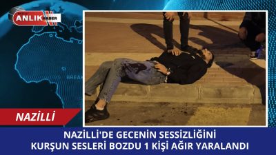 Aydın’ın Nazilli ilçesi İstasyon Meydanı’nda gece saatlerinde meydana gelen olayda,