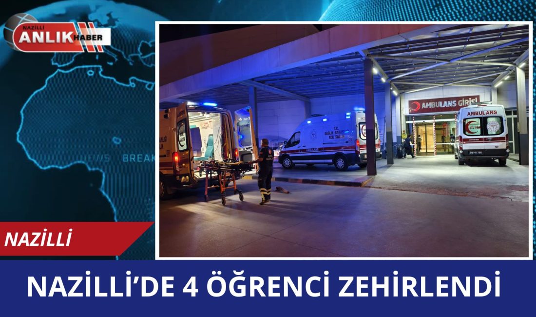 Nazilli’de Dört Öğrenci Gıda Zehirlenmesi Şüphesiyle Hastanelik Oldu NAZİLLİ – Aydın’ın Nazilli ilçesinde Şehit Sümer Deniz Anadolu İmam