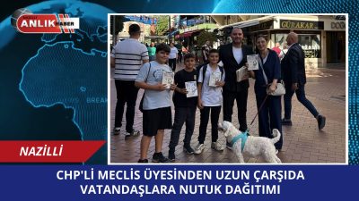 NAZİLLİ – Cumhuriyet Halk Partisi (CHP) Nazilli Belediye Meclis Üyesi Yunus