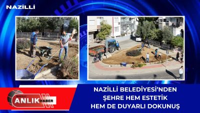 Nazilli Belediyesi Park ve Bahçeler Müdürlüğü ekipleri, Cumhuriyet Mahallesi 187