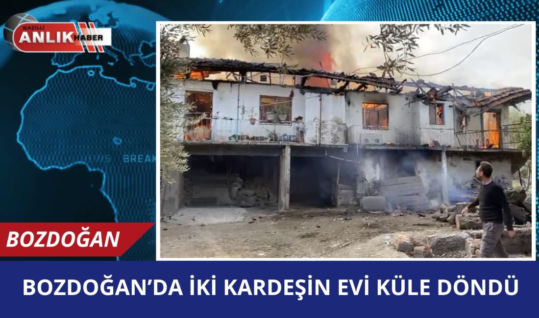Aydın’ın Bozdoğan ilçesine bağlı Sırma Mahallesi’nde sabah saatlerinde bir evde