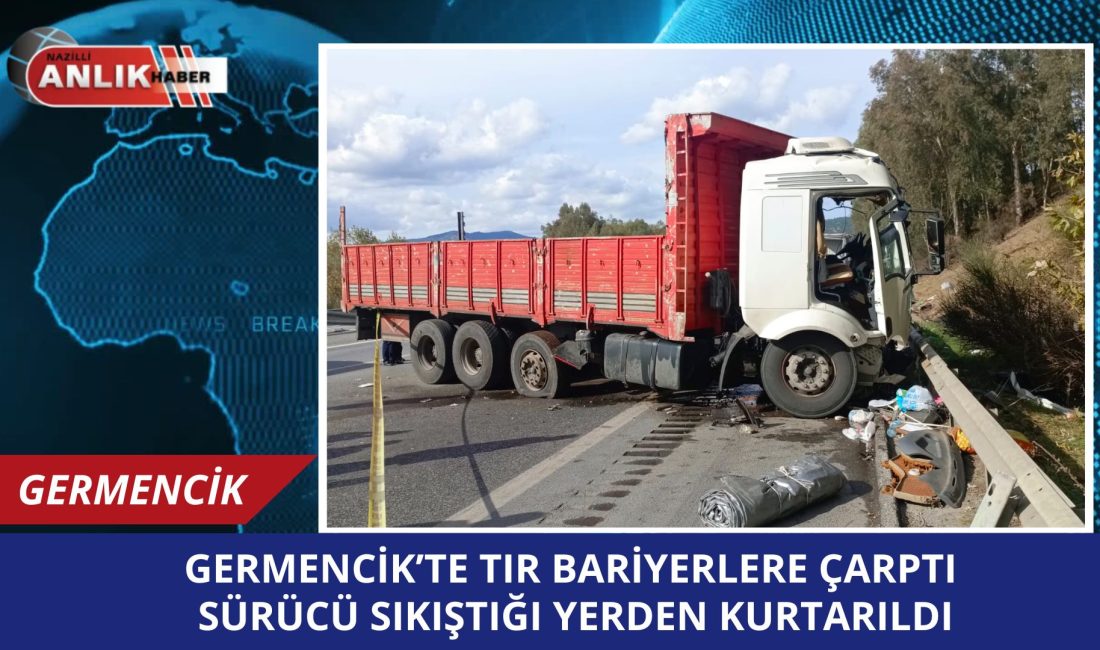 AYDIN / GERMENCİK – Aydın’ın Germencik ilçesi Kızılcapınar mevkiinde meydana