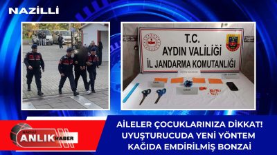 NAZİLLİ – Aydın İl Jandarma Komutanlığı ekipleri, Nazilli’de uyuşturucu ticareti