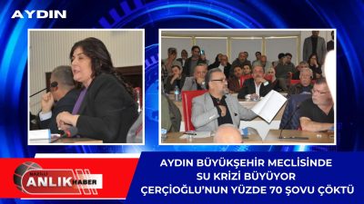 AYDIN – Aydın Büyükşehir Belediye Meclisi’nin bugünkü oturumunda, su faturalarındaki