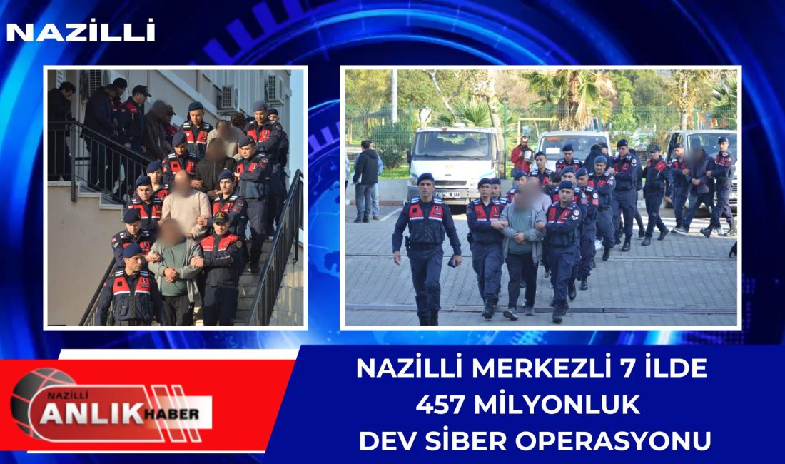 NAZİLLİ – Nazilli Cumhuriyet Başsavcılığı Bilişim Suçları Soruşturma Bürosu koordinesinde