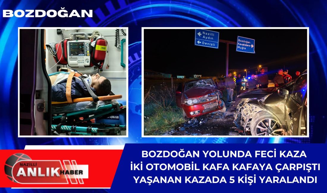 Bozdoğan’da Tabelalar Nedeniyle Kaza: 5 Yaralı Aydın’ın Bozdoğan ilçesi, Alamut