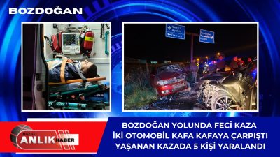 Bozdoğan’da Tabelalar Nedeniyle Kaza: 5 Yaralı Aydın’ın Bozdoğan ilçesi, Alamut