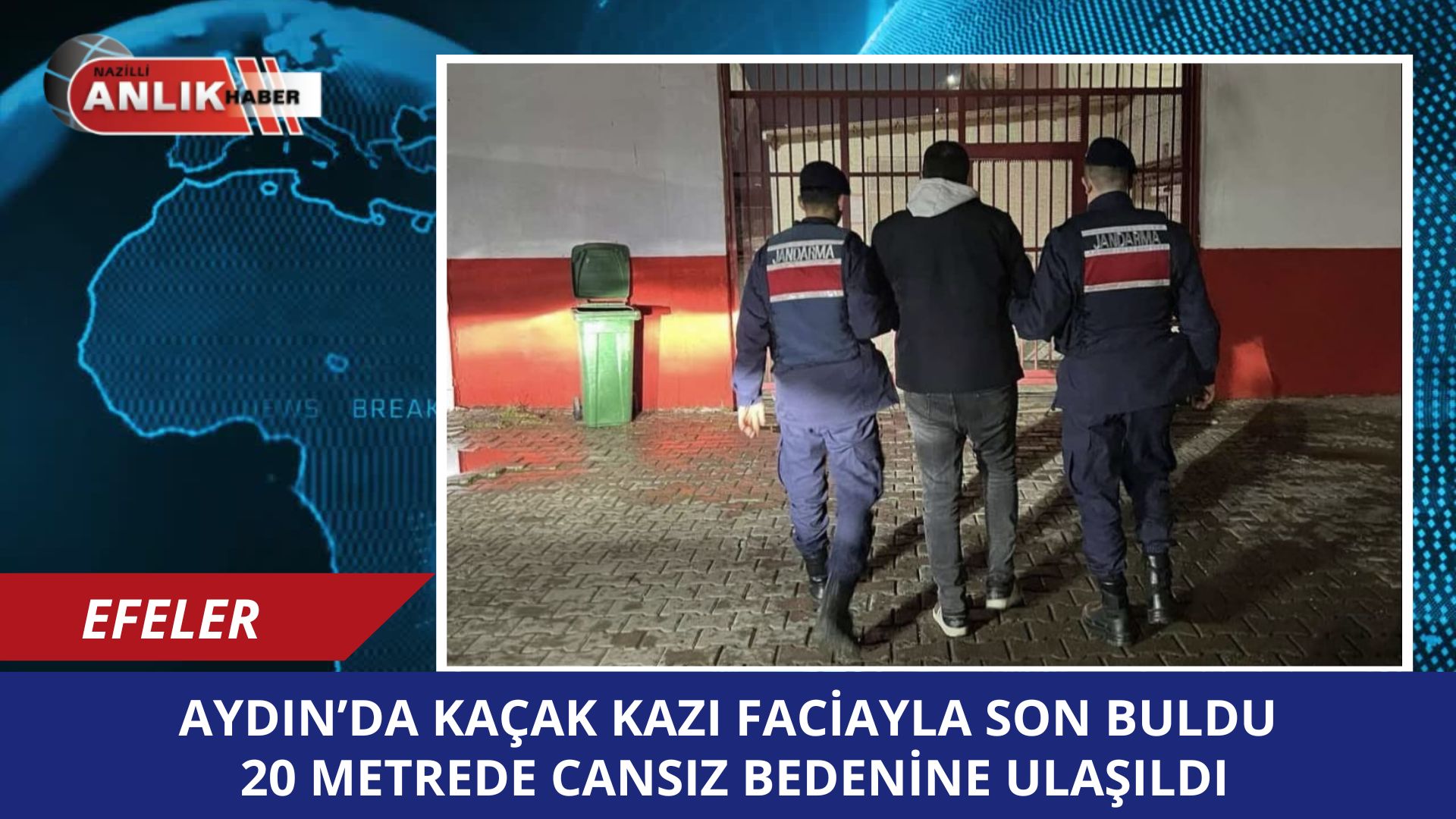 Aydın’ın Efeler ilçesinde kaçak kazı yapmak amacıyla girdikleri mağarada mahsur