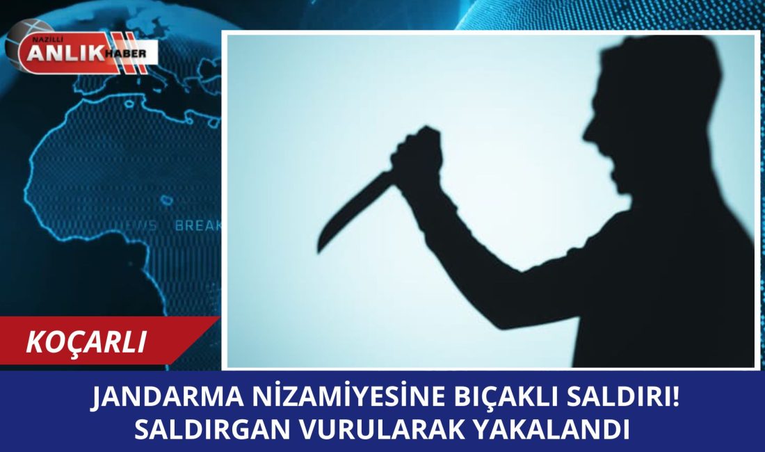 Aydın’ın Koçarlı ilçesinde, jandarma nizamiyesinde görevli askere bıçakla saldıran 16