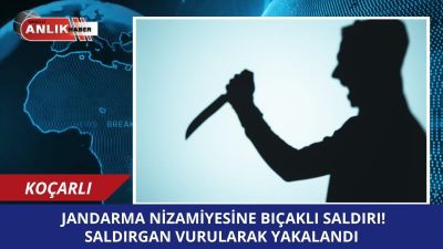 Aydın’ın Koçarlı ilçesinde, jandarma nizamiyesinde görevli askere bıçakla saldıran 16