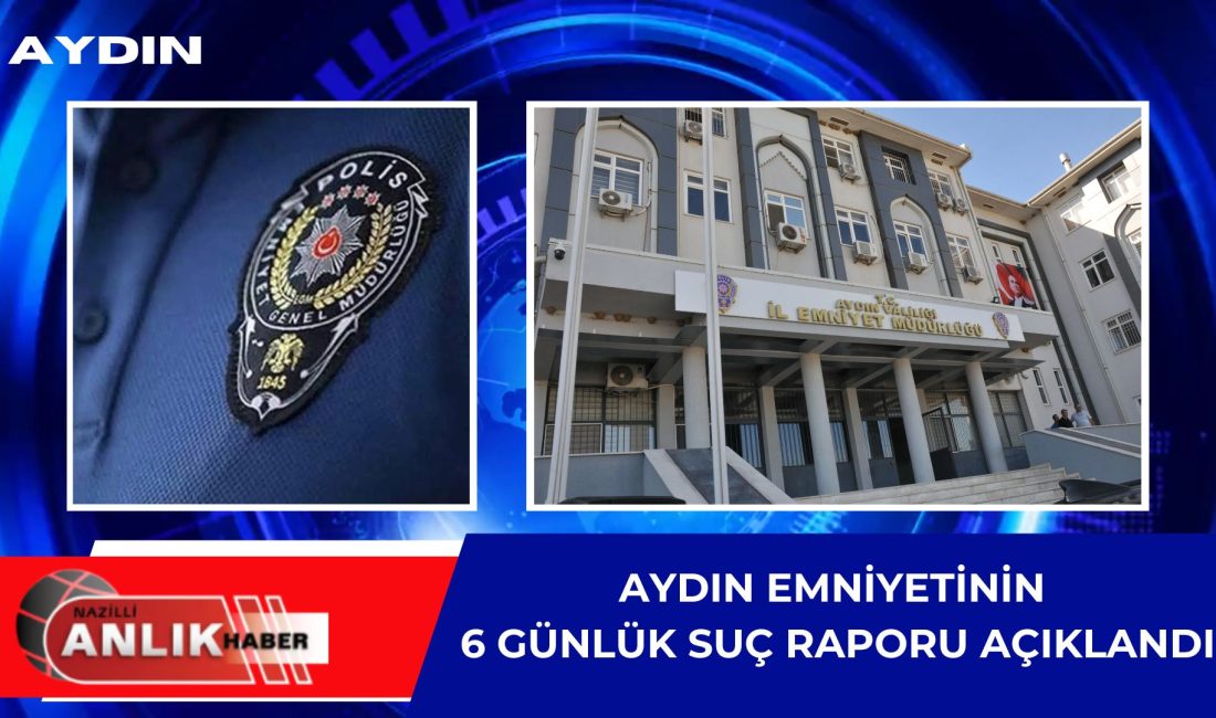 Aydın İl Emniyet Müdürlüğü ekipleri, 24-30 Kasım 2025 tarihleri arasında