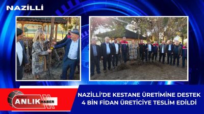 Aydın’ın Nazilli ilçesinde, Nazilli Kaymakamlığı ve Aydın Tarım ve Orman