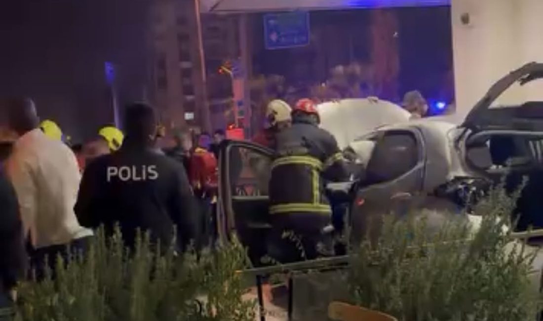 Aydın’ın Efeler ilçesinde gece saatlerinde