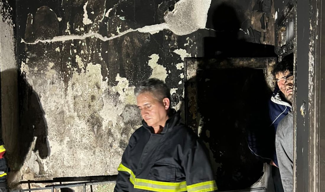 Aydın’ın Efeler ilçesinde gece saatlerinde