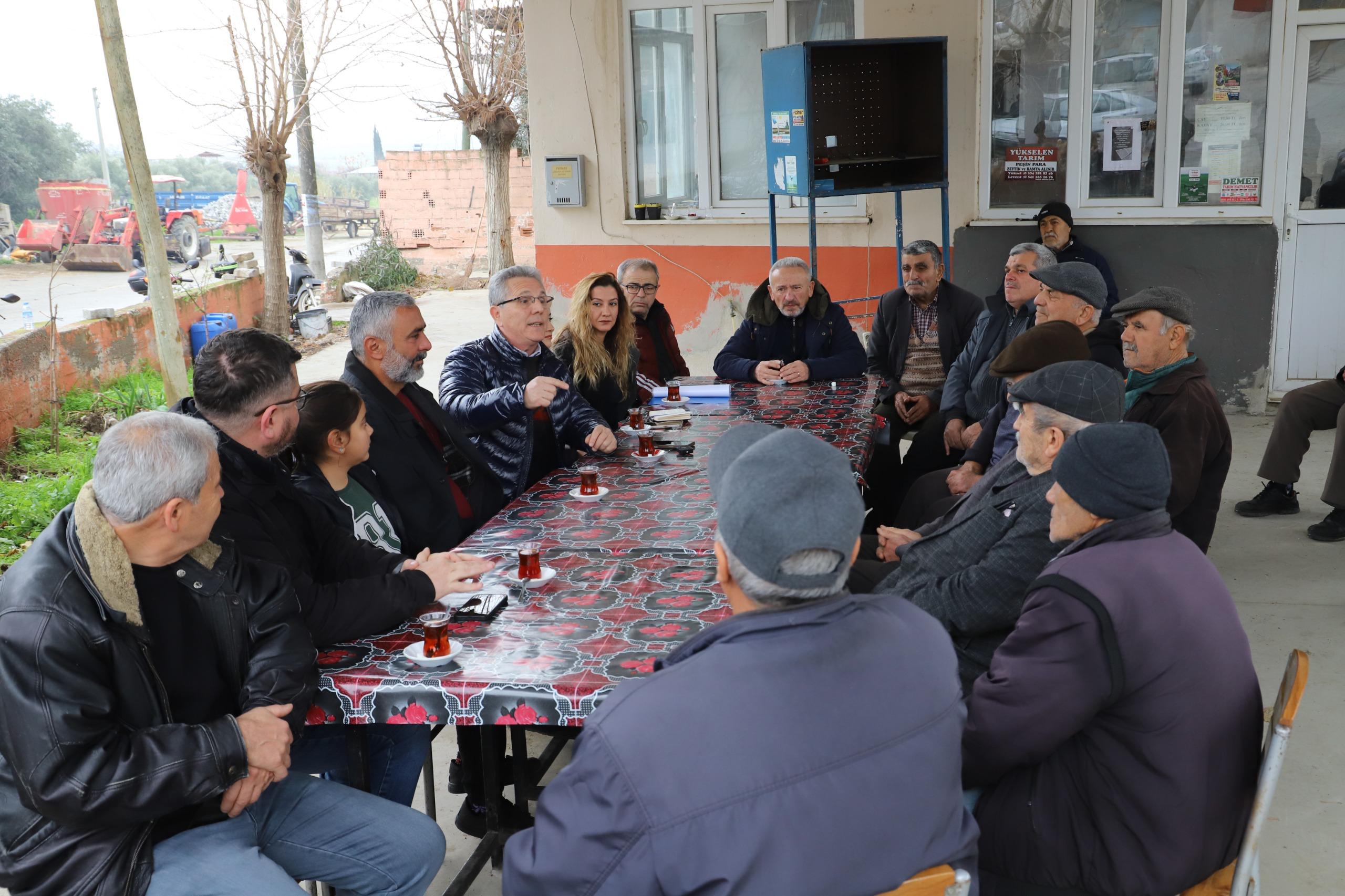 Başkan Tetik kırsal mahalle ziyaretlerini sürdürüyor