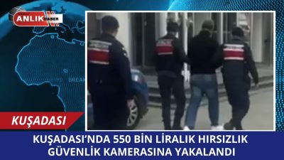 AYDIN / KUŞADASI – Aydın’ın Kuşadası ilçesinde bir evden 550