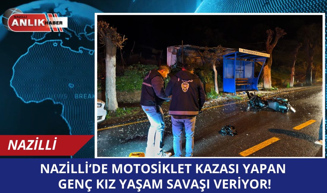NAZİLLİ – Aydın’ın Nazilli ilçesinde gece saatlerinde meydana gelen feci