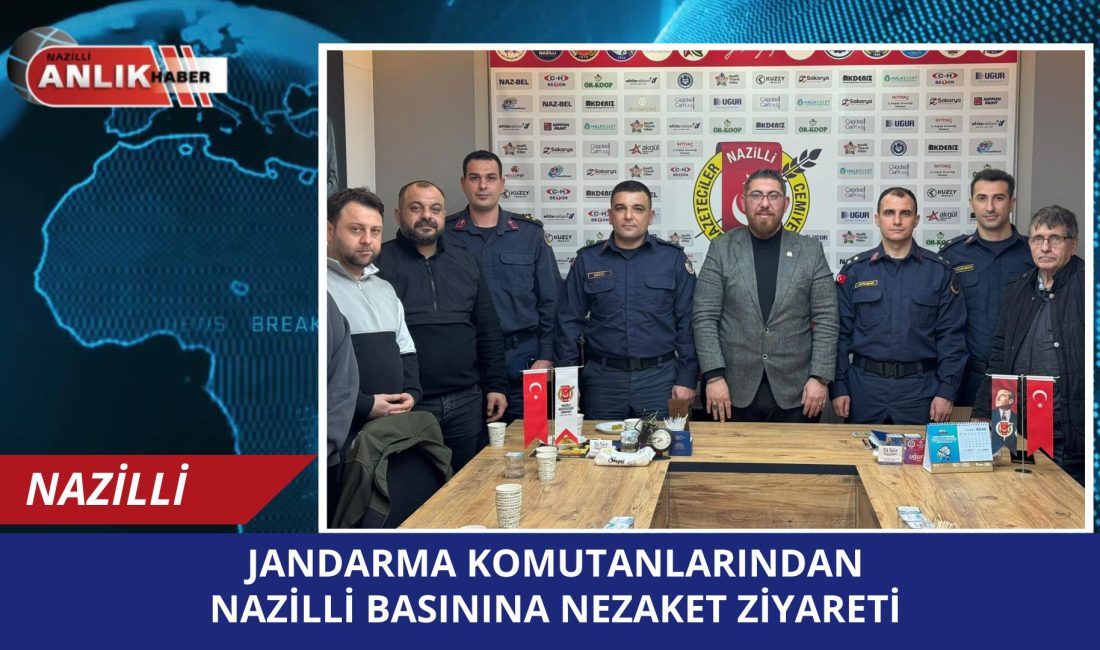 NAZİLLİ – Bölgedeki asayiş ve güvenliği sağlayan jandarma komutanları, 10