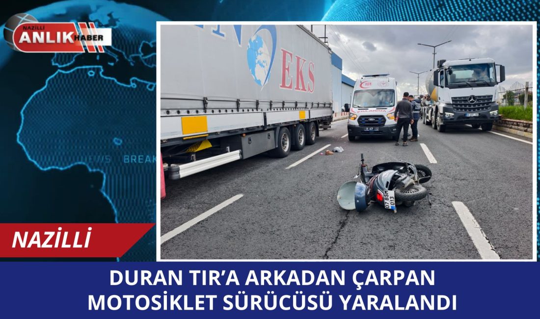 NAZİLLİ – Aydın-Denizli Karayolu üzerinde meydana gelen trafik kazasında, park
