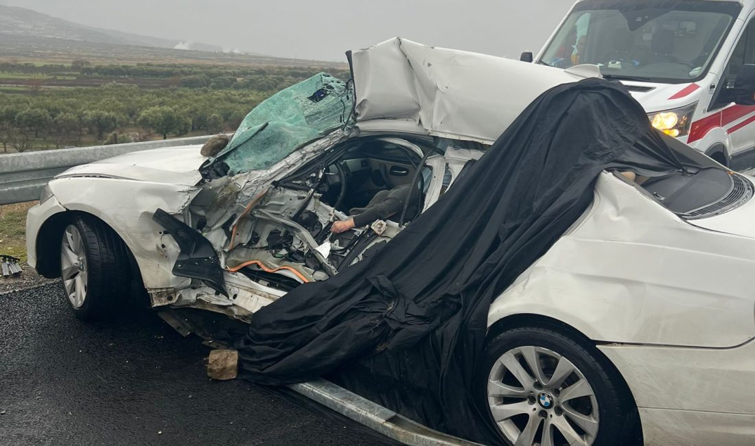 BUHARKENT – Aydın-Denizli otoyolunda yağışlı