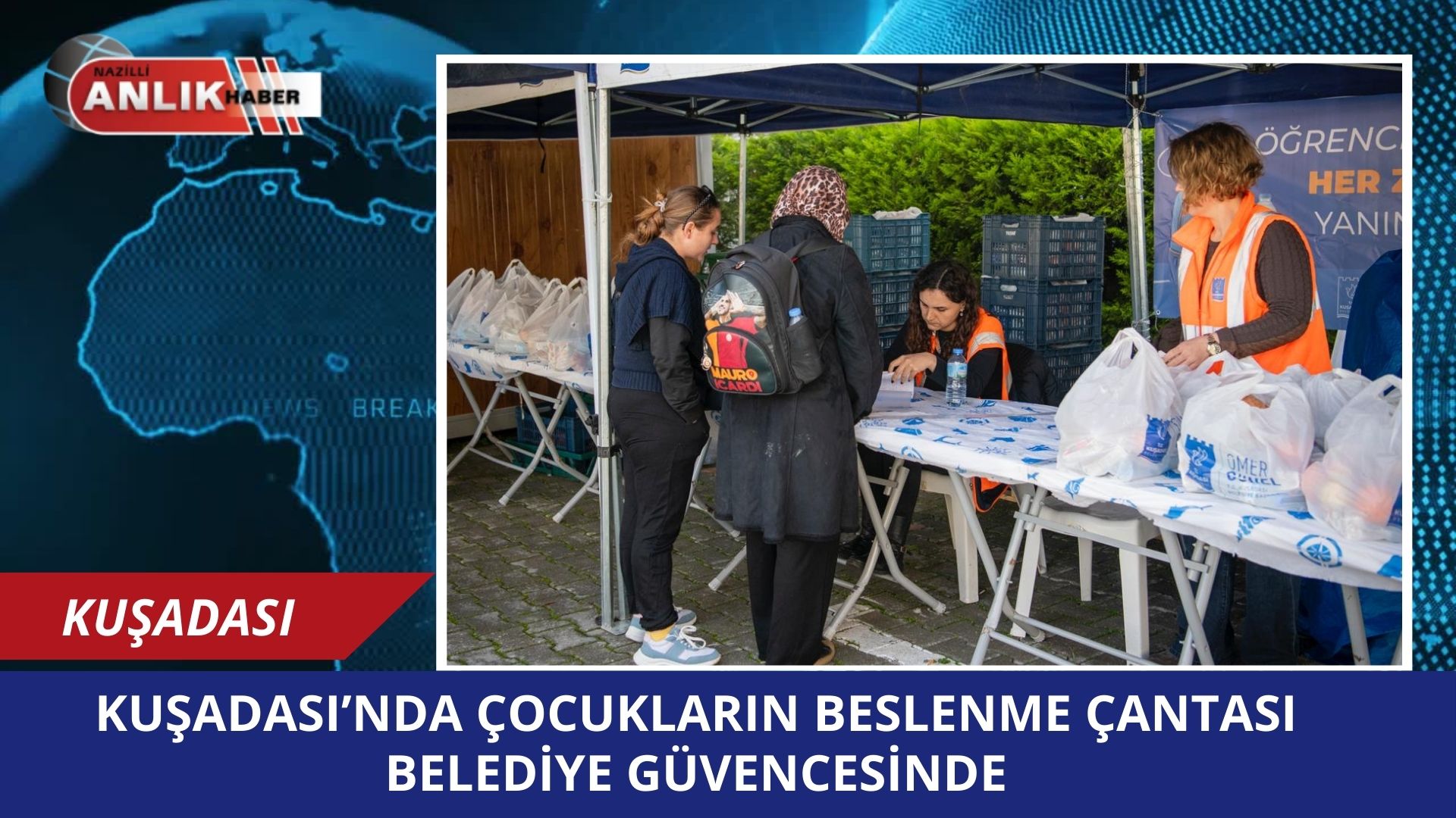 KUŞADASI – Kuşadası Belediyesi, ekonomik zorluklar yaşayan ailelere destek olmak