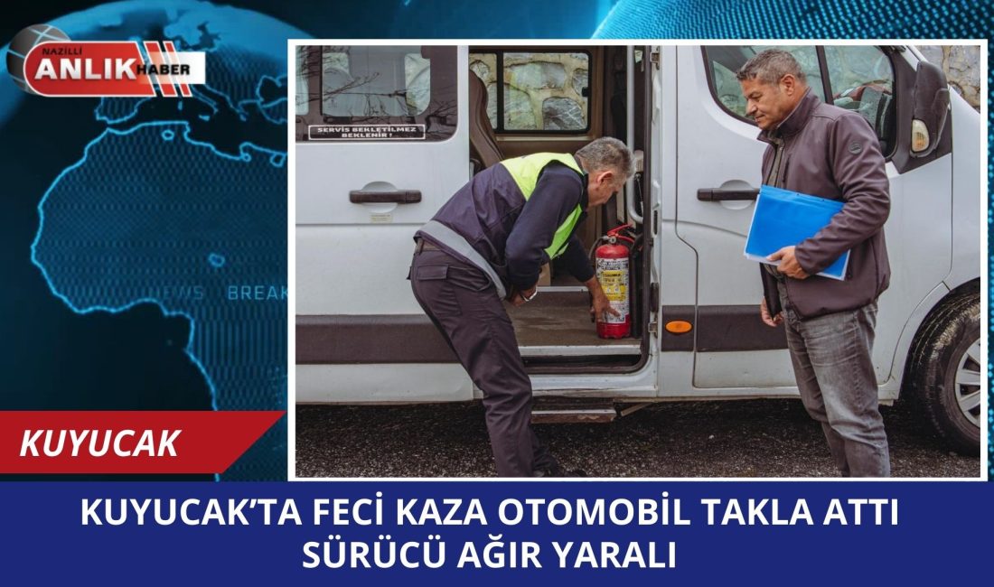 KUYUCAK – Aydın-Denizli Otoyolu’nda sabah saatlerinde meydana gelen korkunç kazada,
