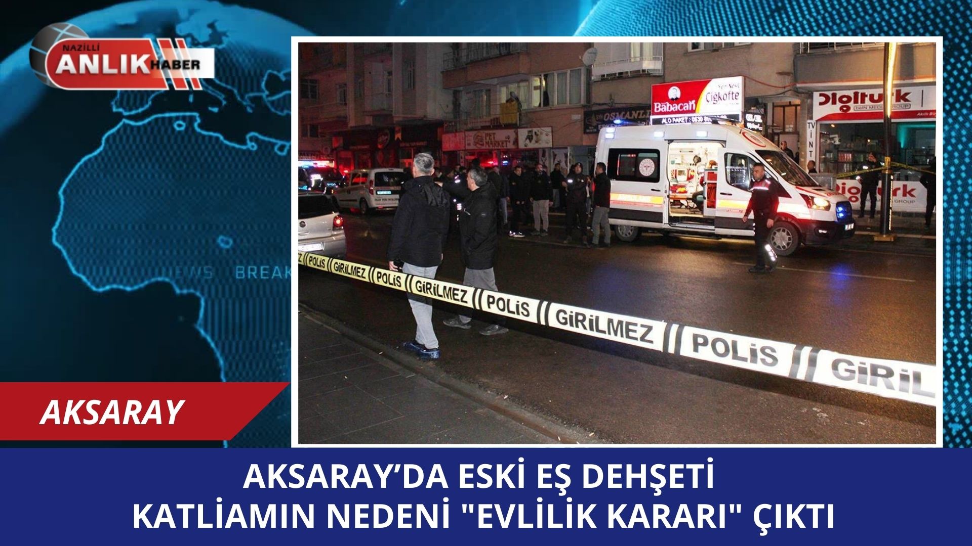 AKSARAY – Büyük Bölcek Mahallesi’nde dün gece yaşanan ve 3